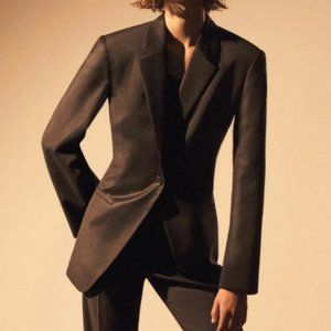 COS wool oversized shoulder blazer (NWOT)